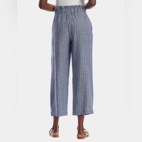 Laundry by Shelli Segal Striped Linen Blend Pants - Picture 8 of 10